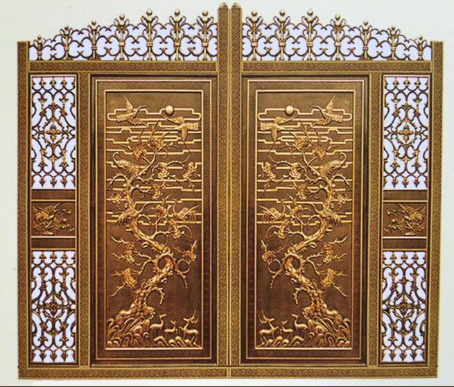 Cửa cổng nhôm đúc HP-CD041