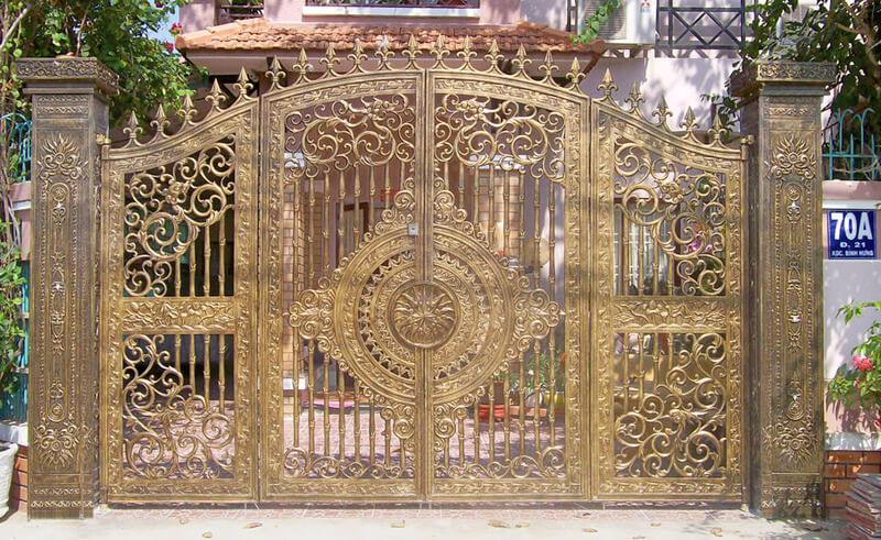 Cửa cổng nhôm đúc HP-CD036